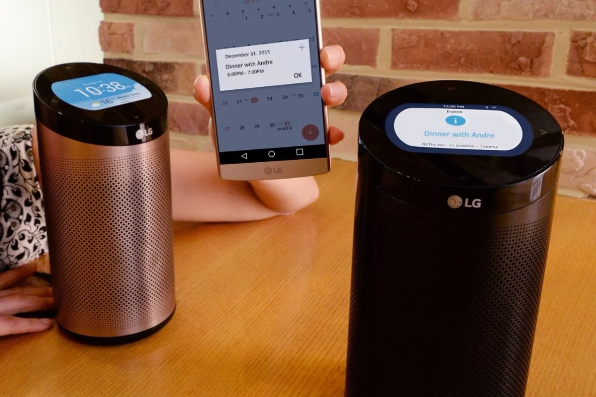 The Hub's speaker can stream music from internet radio service iHeartRadio or the user's smartphone or tablet over Bluetooth
