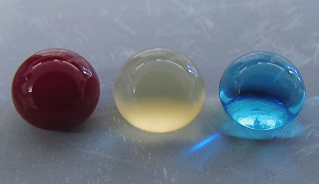 Drops of blood, plasma and water bead up when placed on the superhemophobic titanium