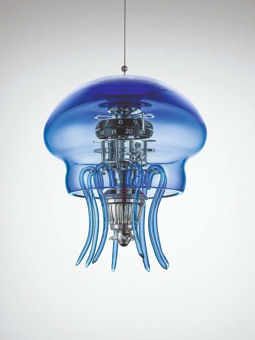 The MB&F Medusa in ceiling configuration