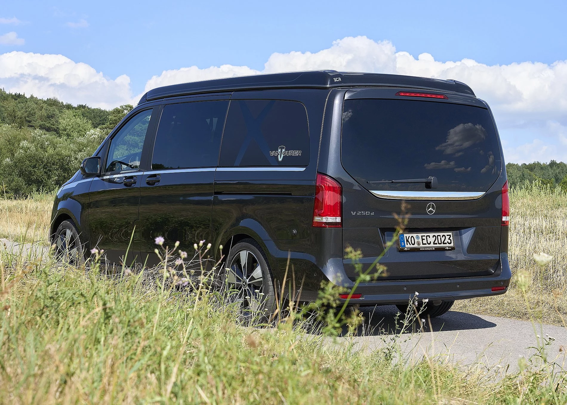 Drop the roof, and the Mercedes-Benz V-Class-based Urban X is a compact, unassuming adventure van
