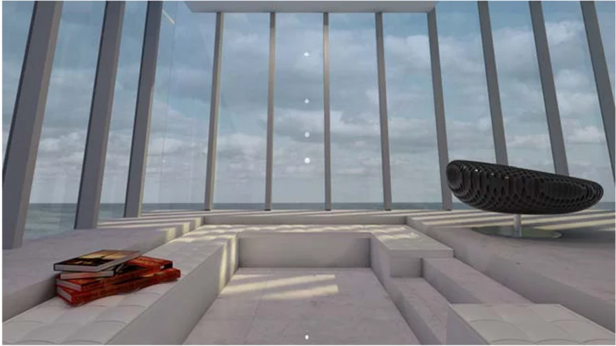 The house would boast fantastic views (Image: Modscape)