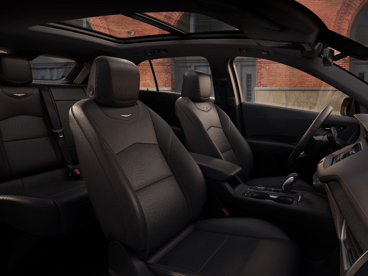 Cadillac claim that the XT4's cabin is extremely spacious with 39.5 inches (1,004 mm) of legroom and 48.9 cubic feet (1,385 liters) of cargo space with the rear-seats folded down