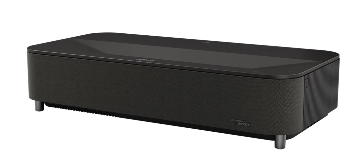 True 4K UHD at 8.3-million pixels up to 150 diagonal inches, and the laser light source capable of putting out 4,000 lumens