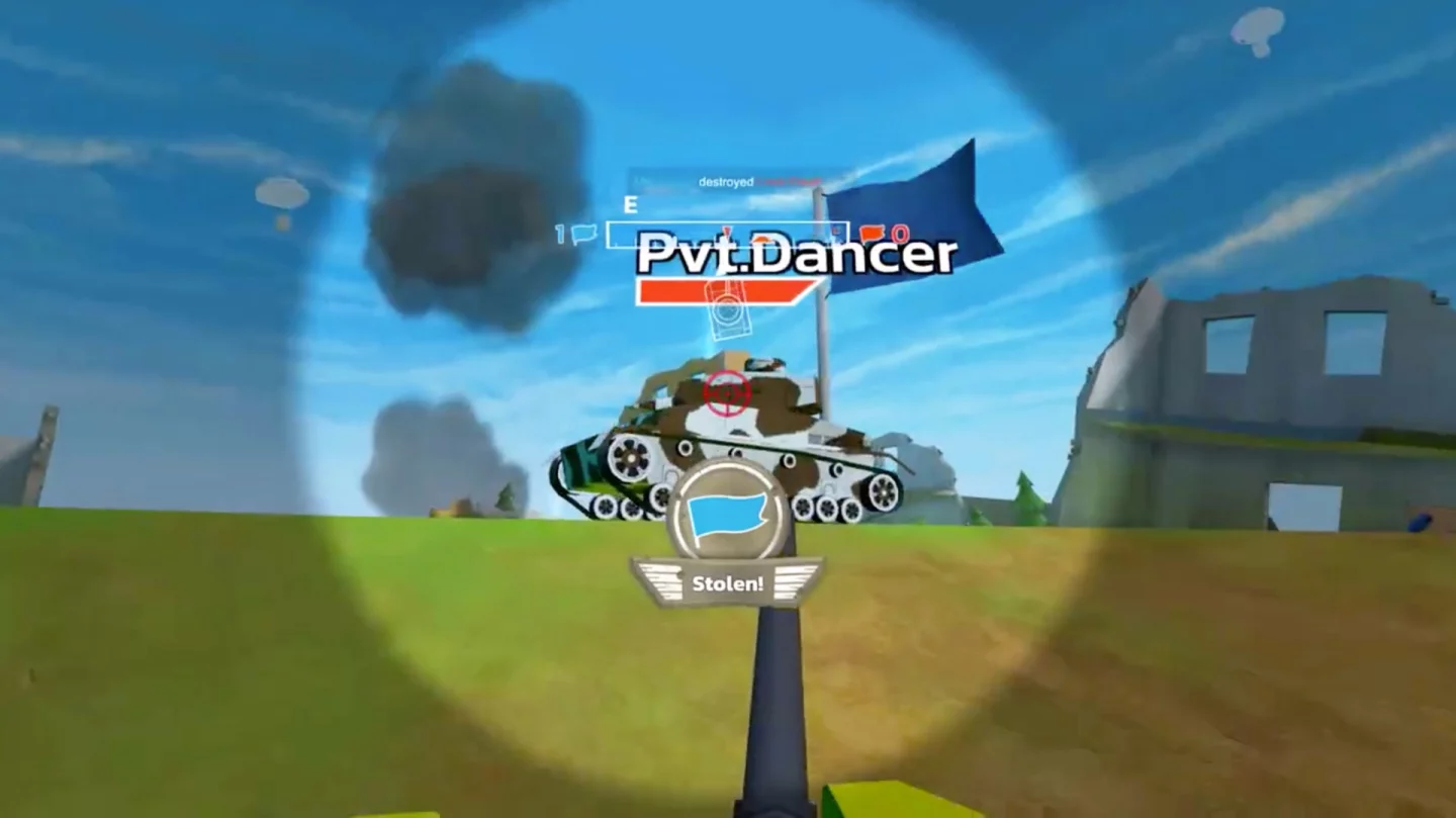 Screenshot from Panzer Panic VR