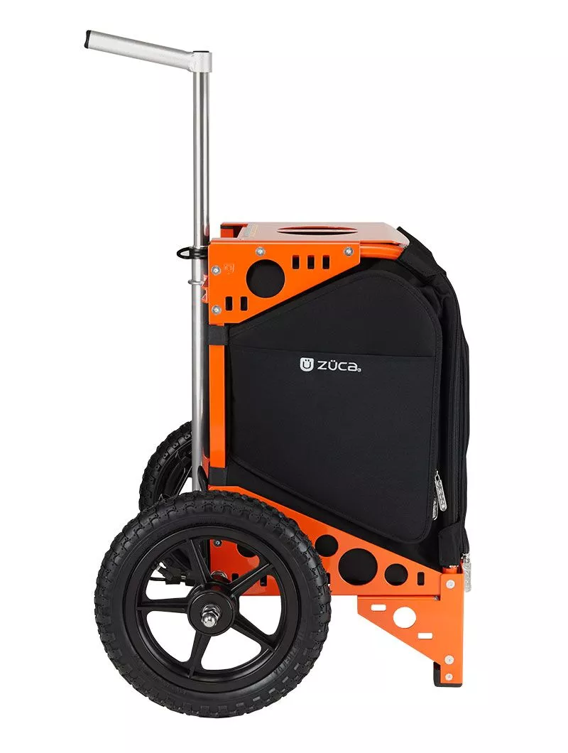 Unlike your average travel carry-on, the All Terrain has large, air-filled tires