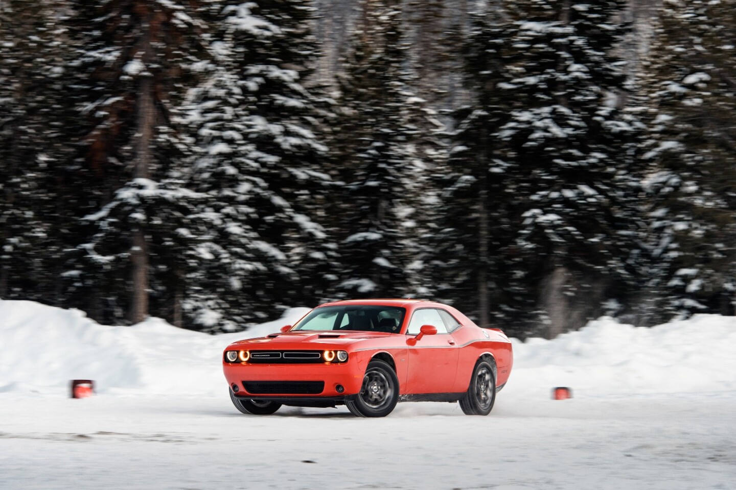 The 2018 Dodge Challenger GT was born to throw snow and power slide across the ice