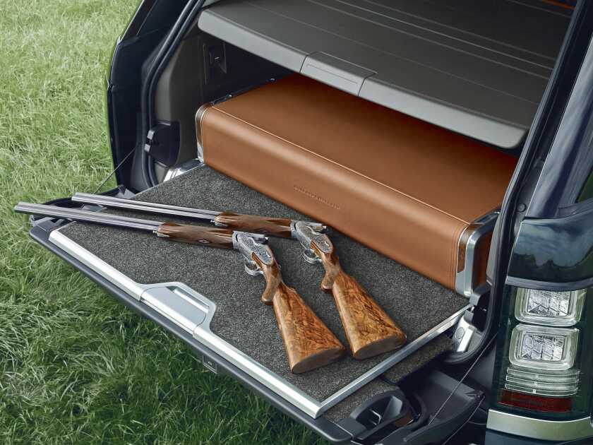 The Holland & Holland Range Rover comes with a bespoke gun case