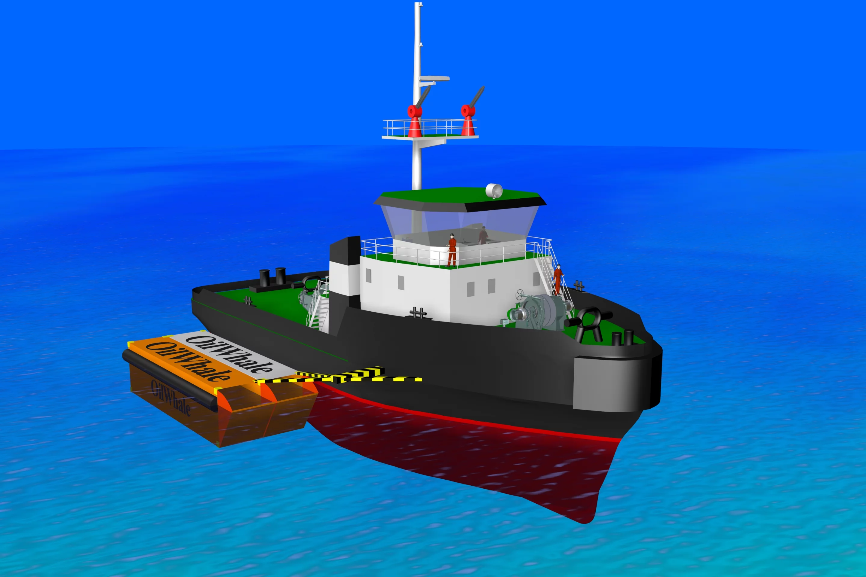 An OilWhale module joined to a vessel (Image: OilWhale)