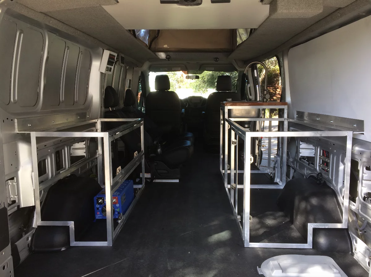 Building the sidewall storage units