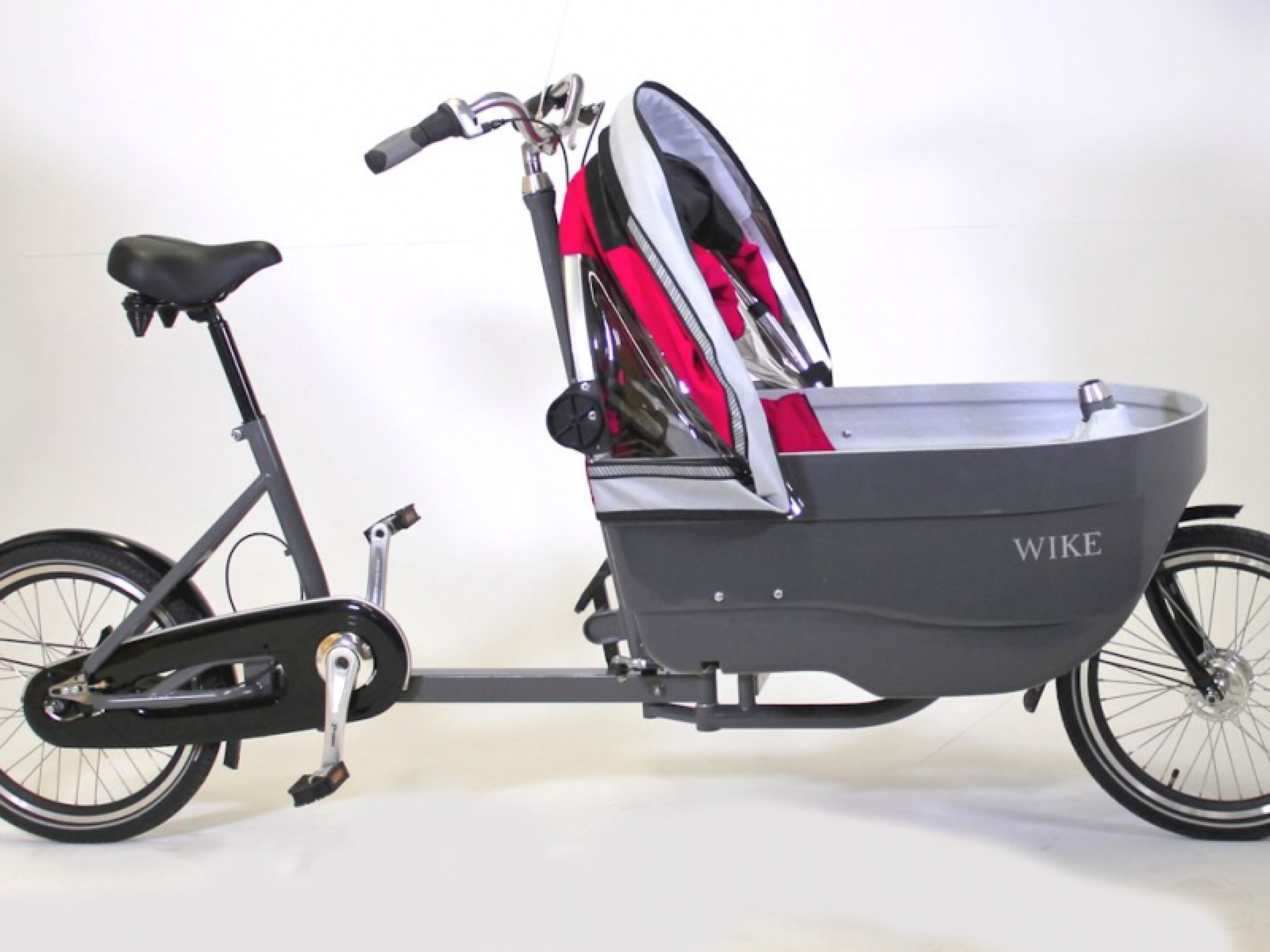 bike with attached stroller