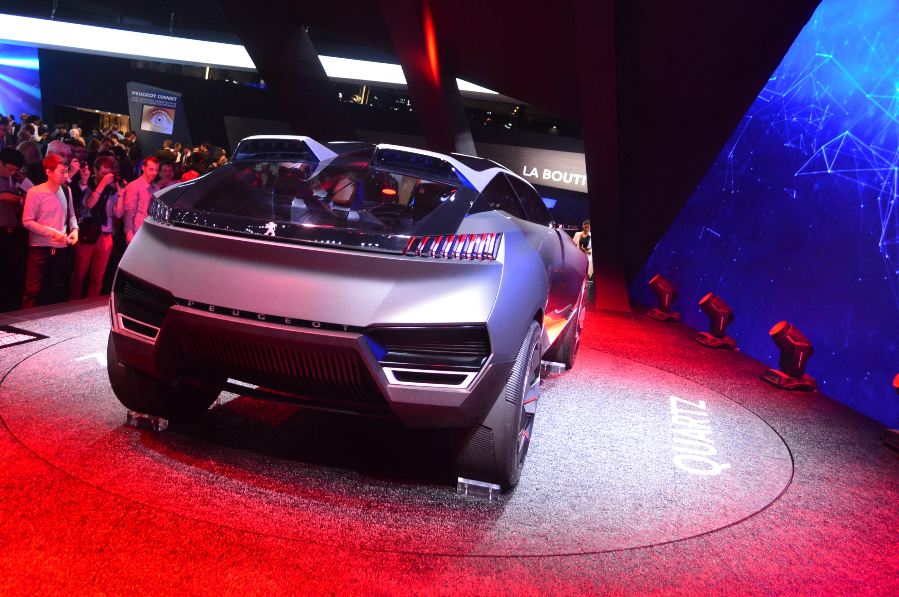 The QUARTZ is a four-seat SUV concept (Photo: C.C. Weiss/Gizmag)