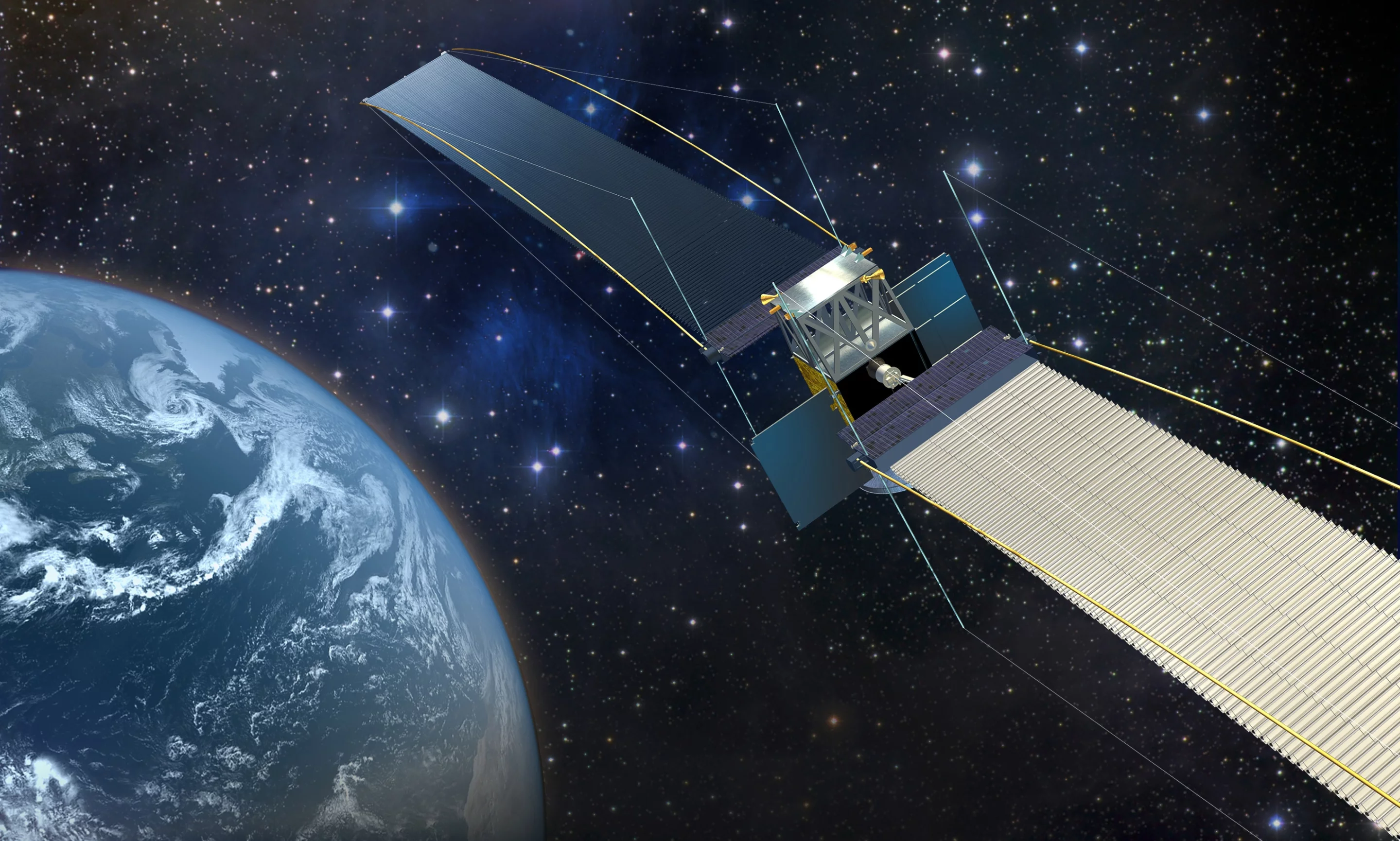 What a "space tugboat" incorporating a high energy solar electric propulsion (SEP) system might look like (Image: Boeing)