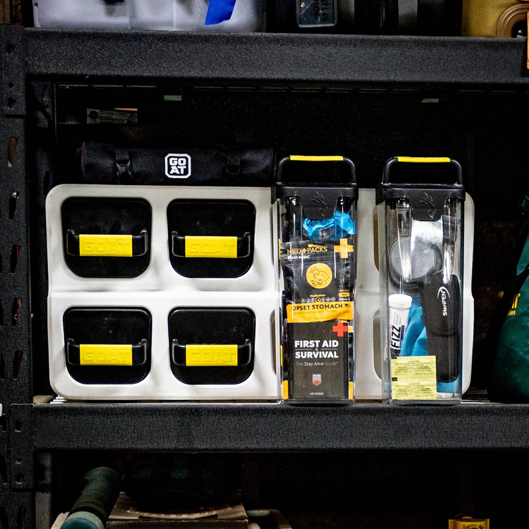 The Rack can be purchased on its own or bundled with other Goat gear