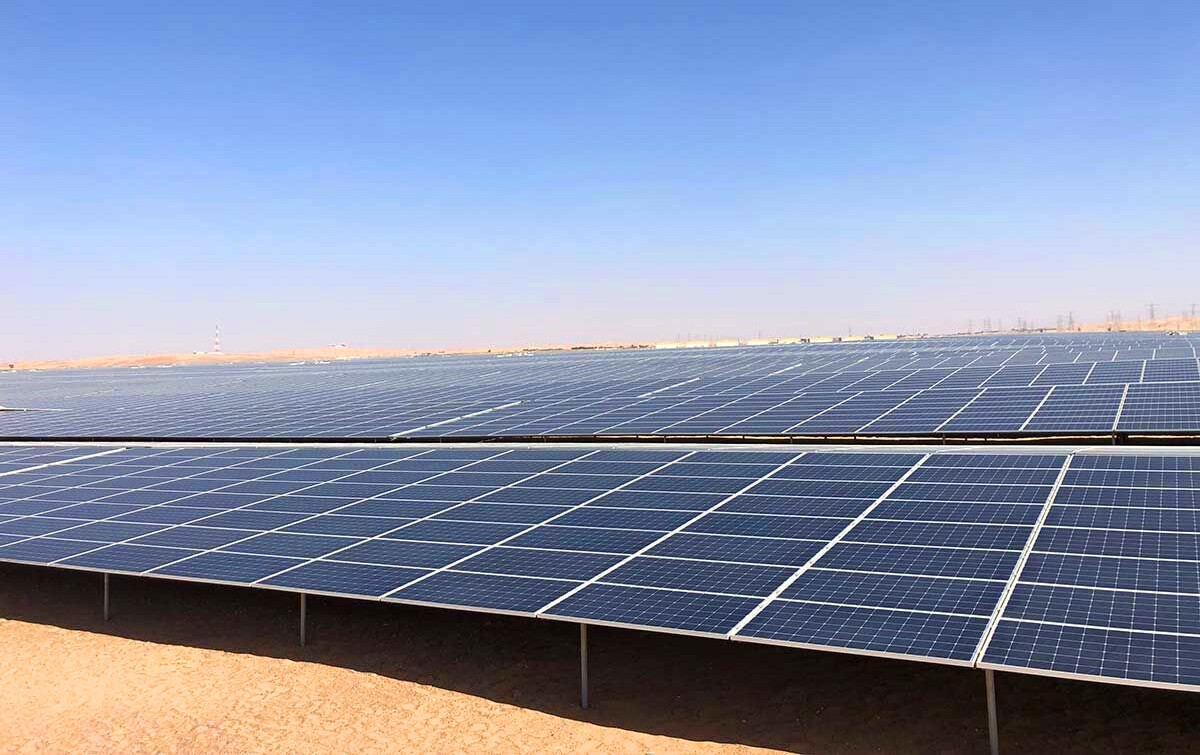 There are 3.2 million solar panels used in the Noor Abu Dhabi solar plant, manufactured by China's JinkoSolar
