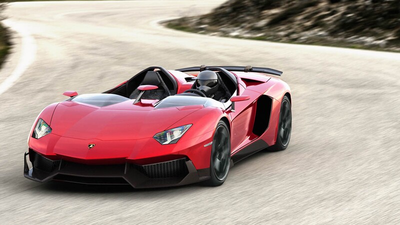 The Aventador J from Lamborghini