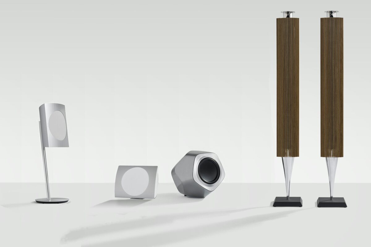 The new Immaculate Wireless Sound BeoLab speakers from Bang & Olufsen