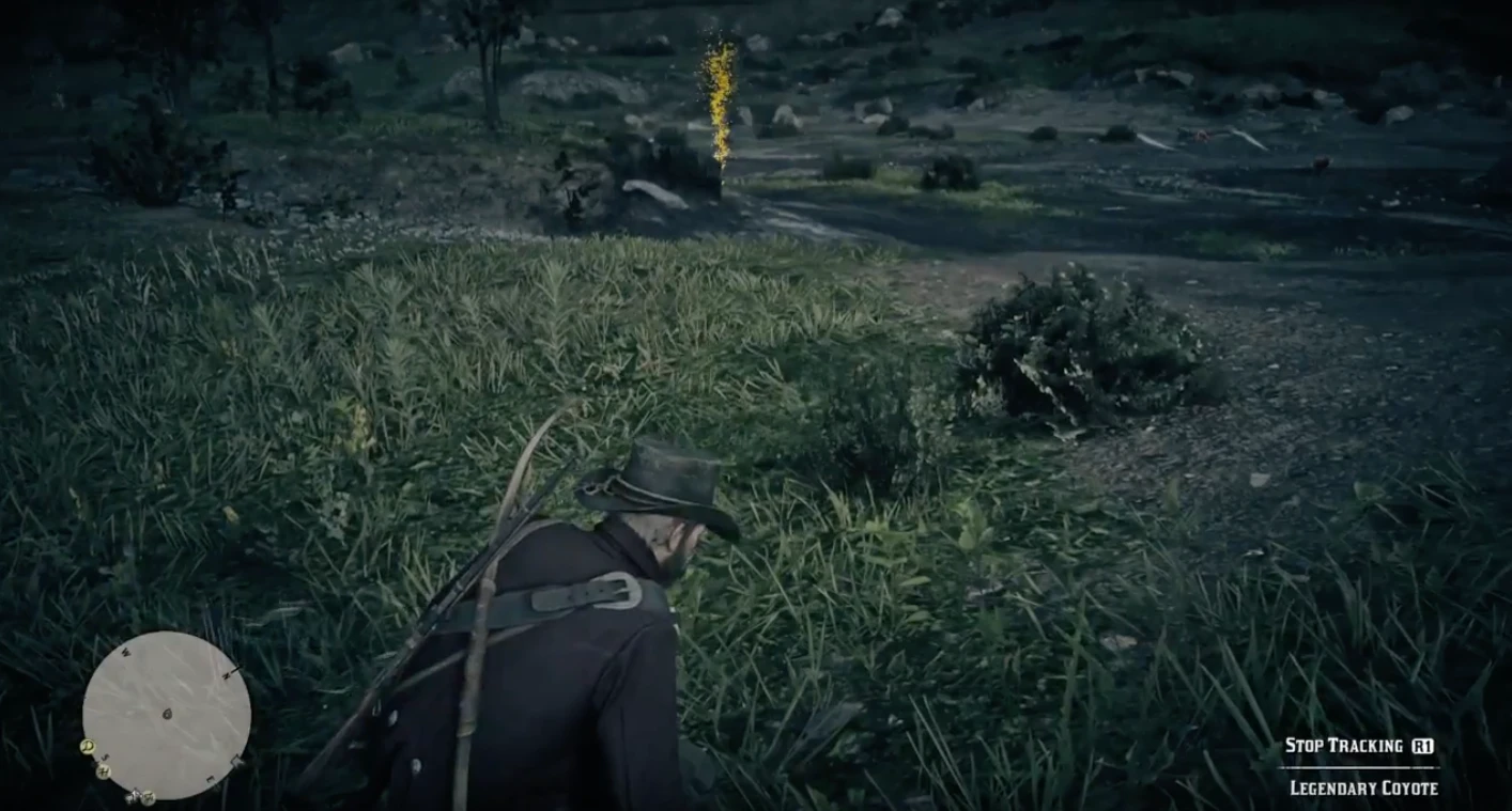 The second clue on the trail of the Legendary Coyote is a patch of fur