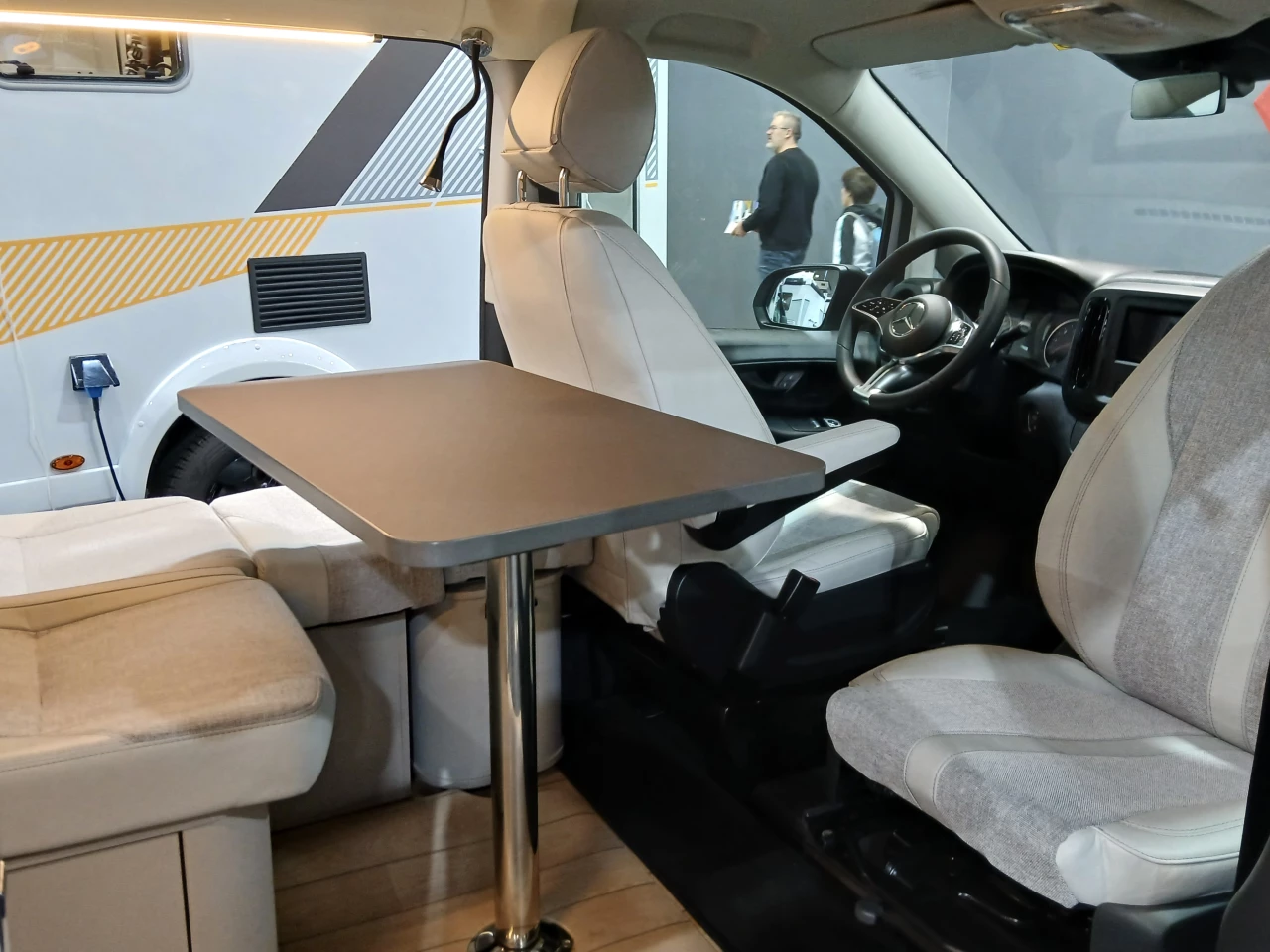 The Jules Verne has a chaise longue/wraparound sofa design