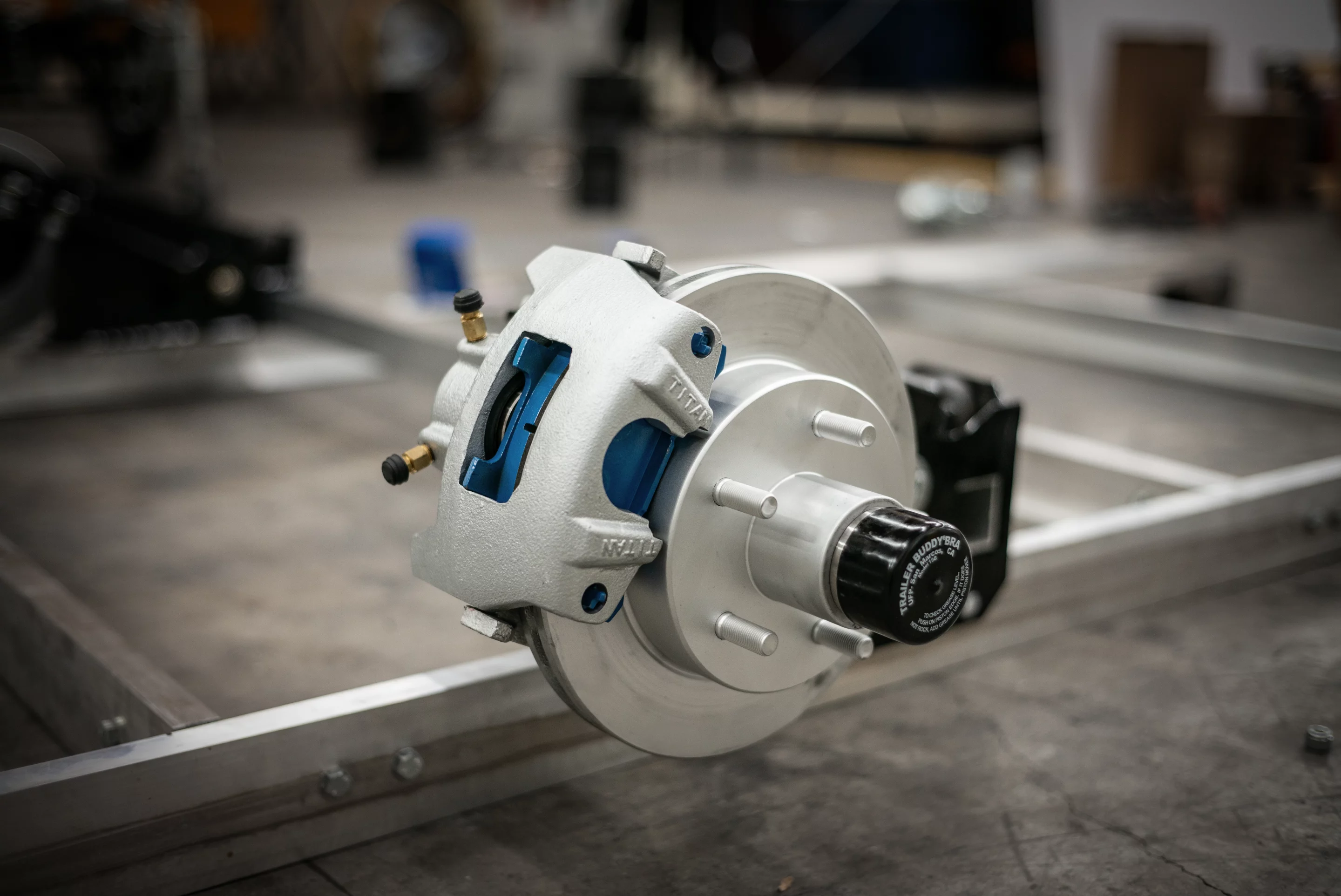 Polydrops uses a Titan hydraulic braking system