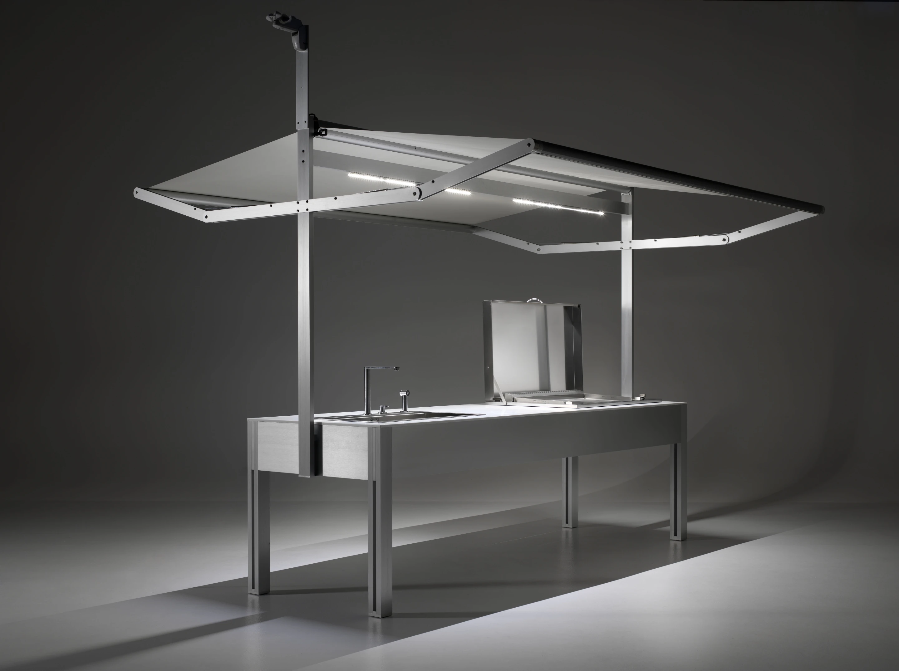 Open Bar is an outdoor kitchen system by TAO