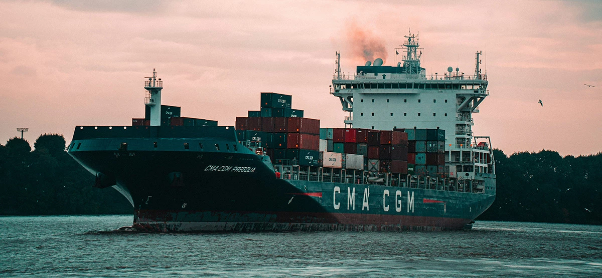 Interestingly, cargo ships like this one loaded with containers cause more methane release than bulk ships (which carry single items like grain or ore)