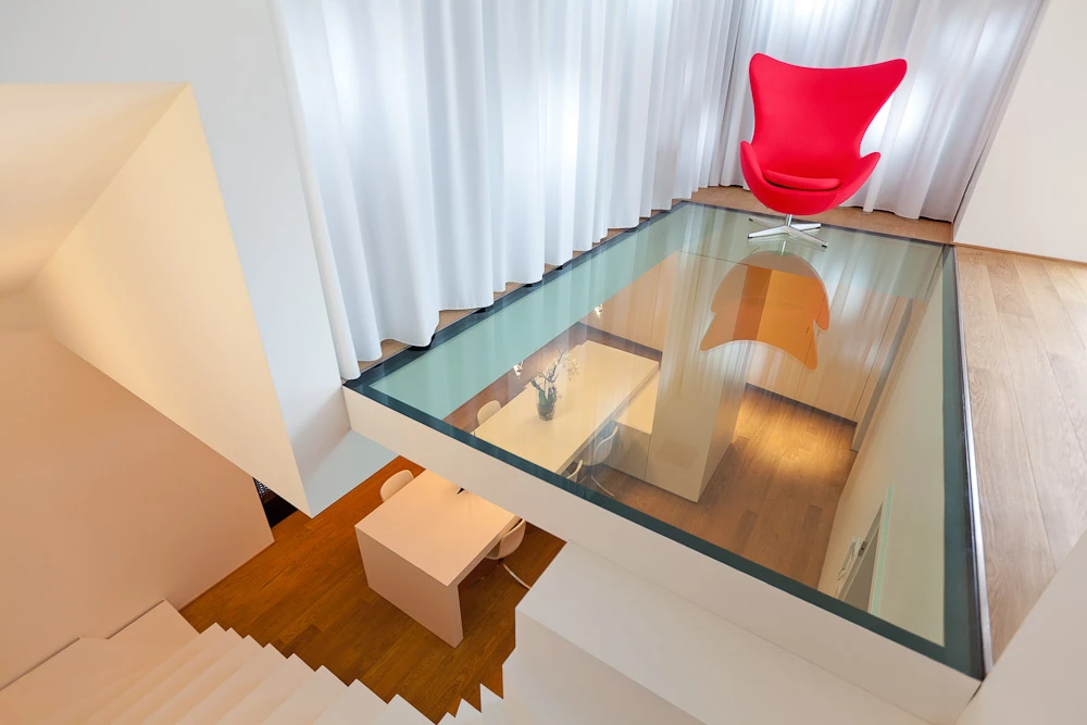Housing category winner: Apartment building in Luxembour City, Luxembourg - interior view (Photo: Steve Troes Fotodesign)