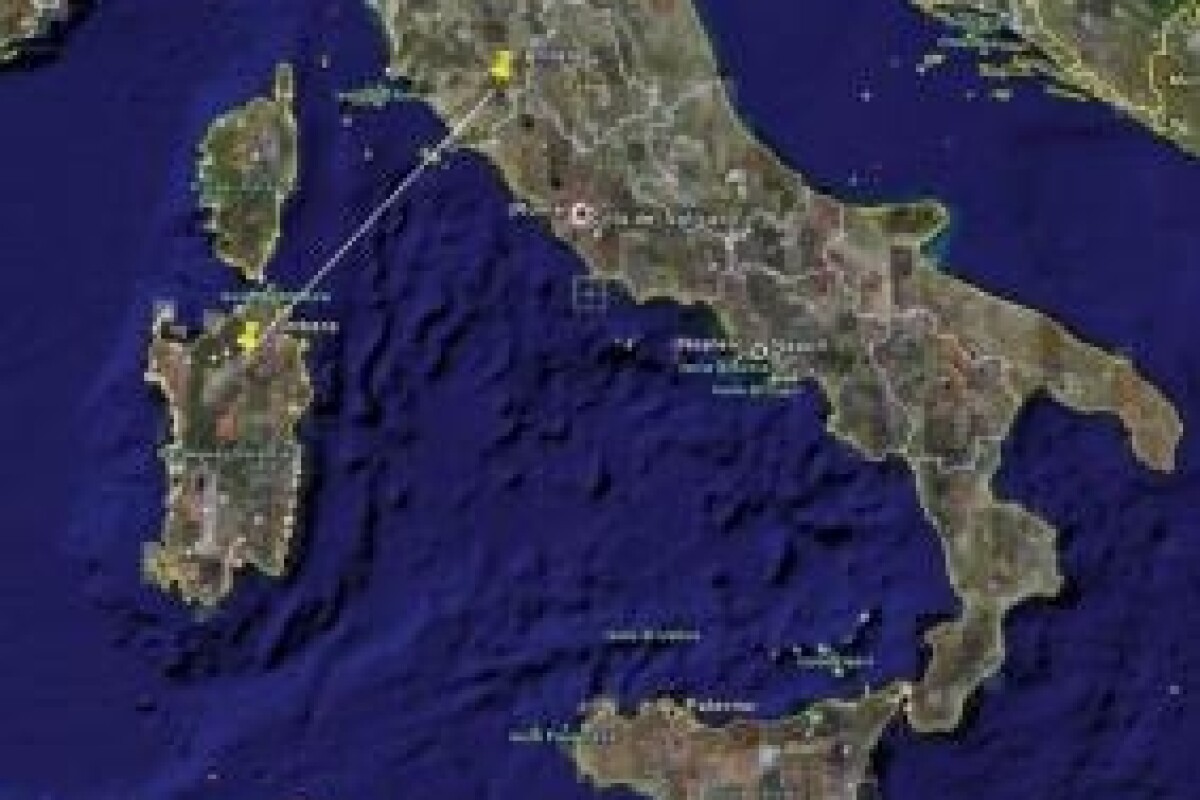 World Record distance in a Wi-Fi technology transmission of 304km (188.89 miles) between Monte Amiata (Amiata Mountain) in central Italy to island of Sardinia.