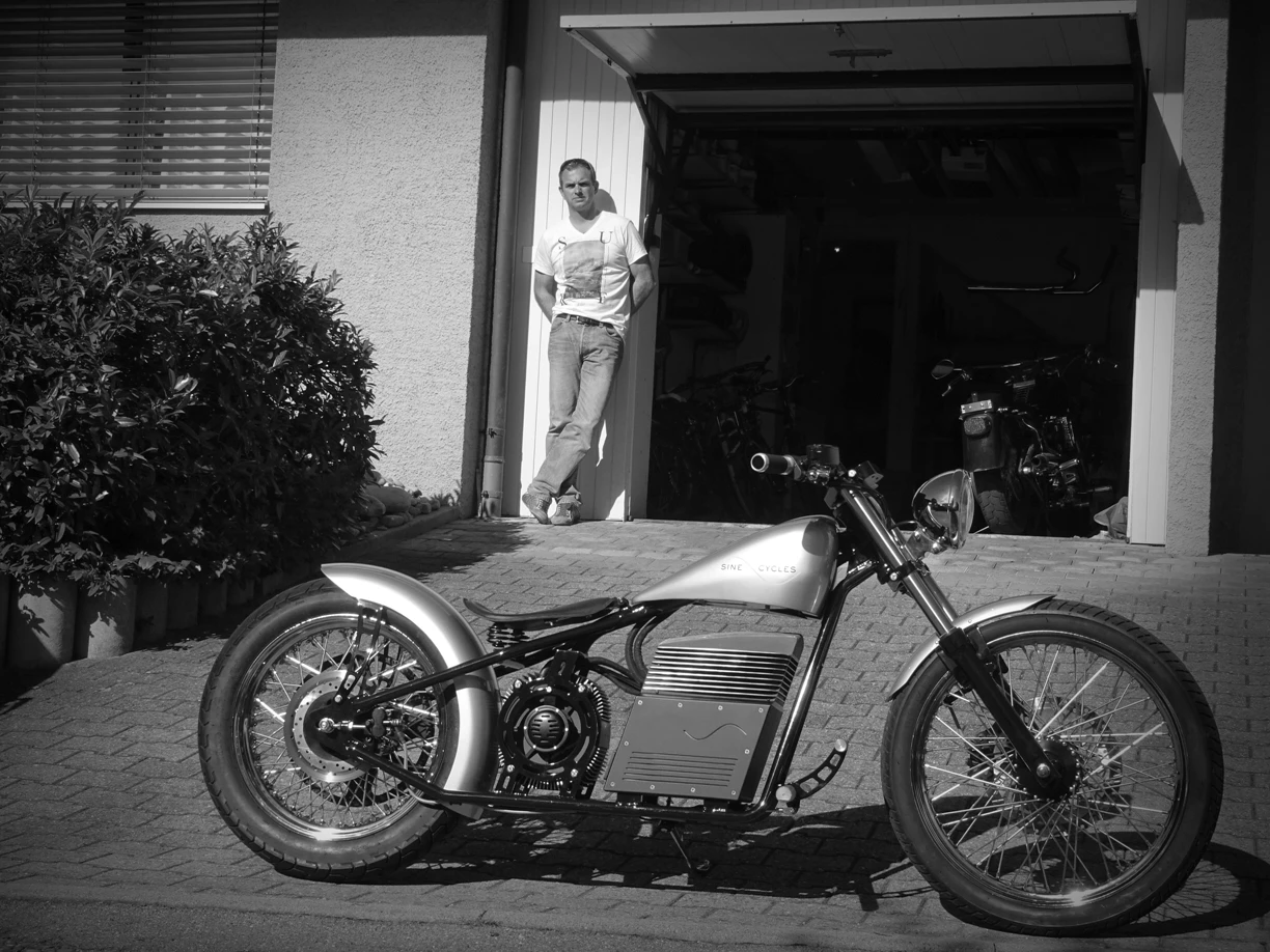 The Sine Cycles electric chopper is a head turner