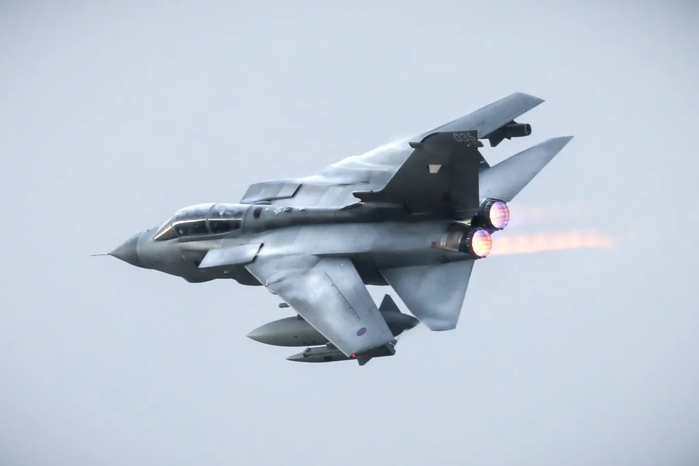 The Tornado is capable of carrying nuclear weapons