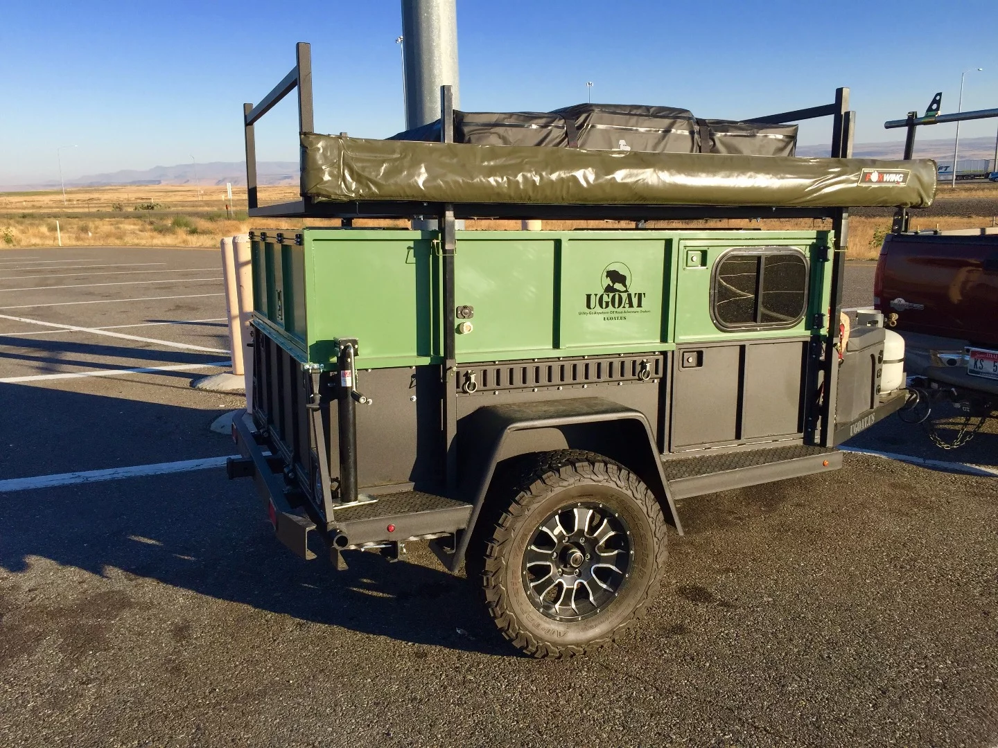 Dual-level UGOAT Scout off-road camper ready for adventure