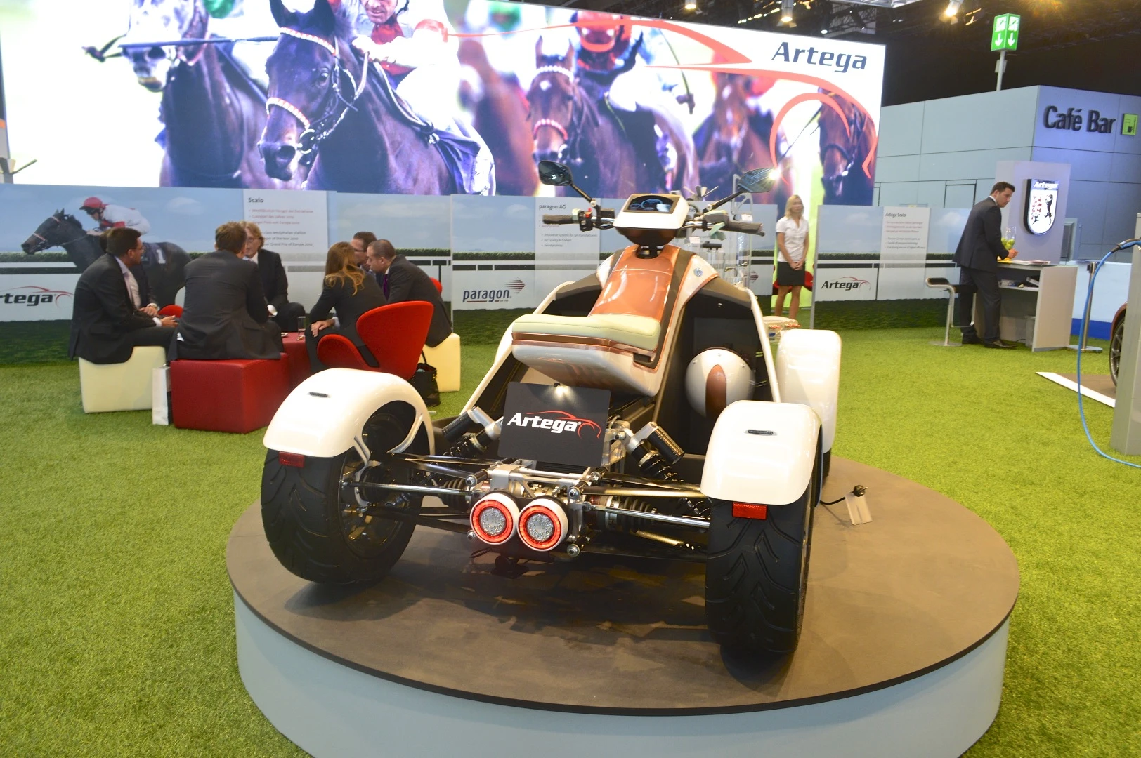 The Karo debuted alongside the Scalo electric sports car