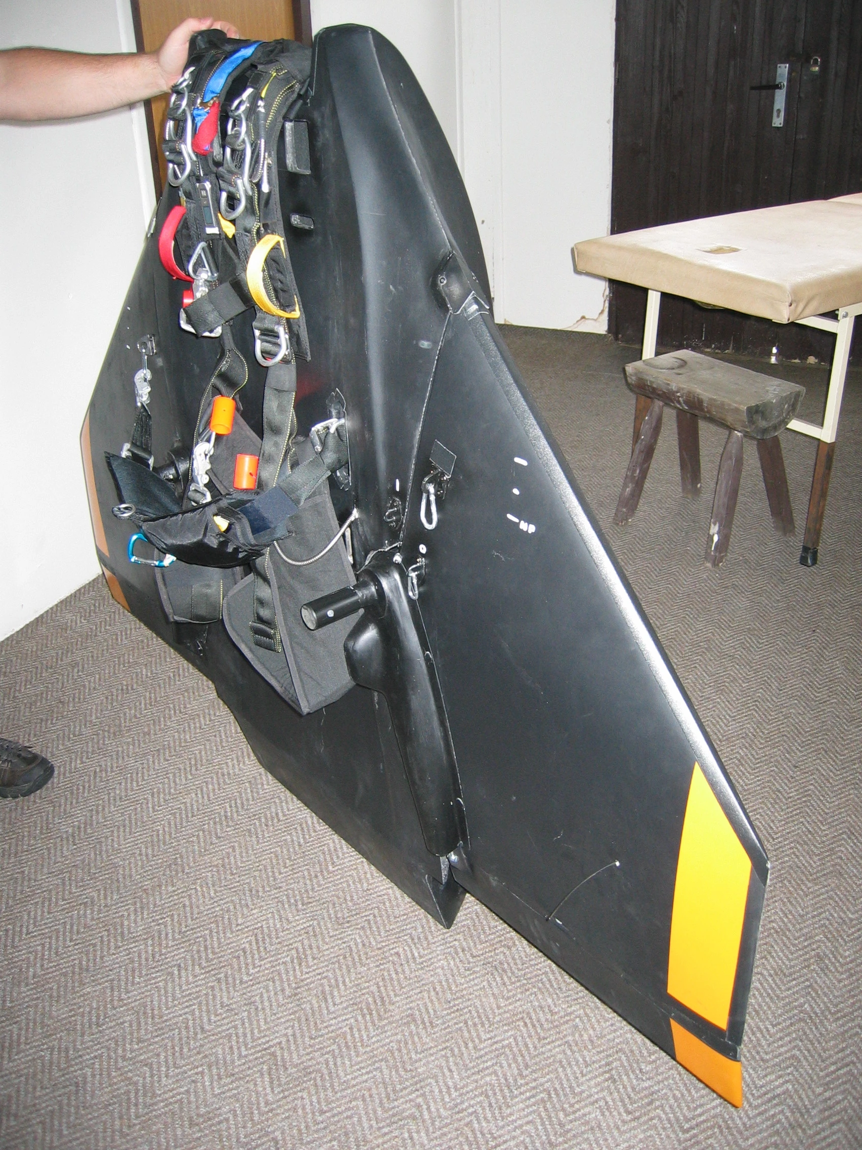 The Gryphon wing, ready to be deployed