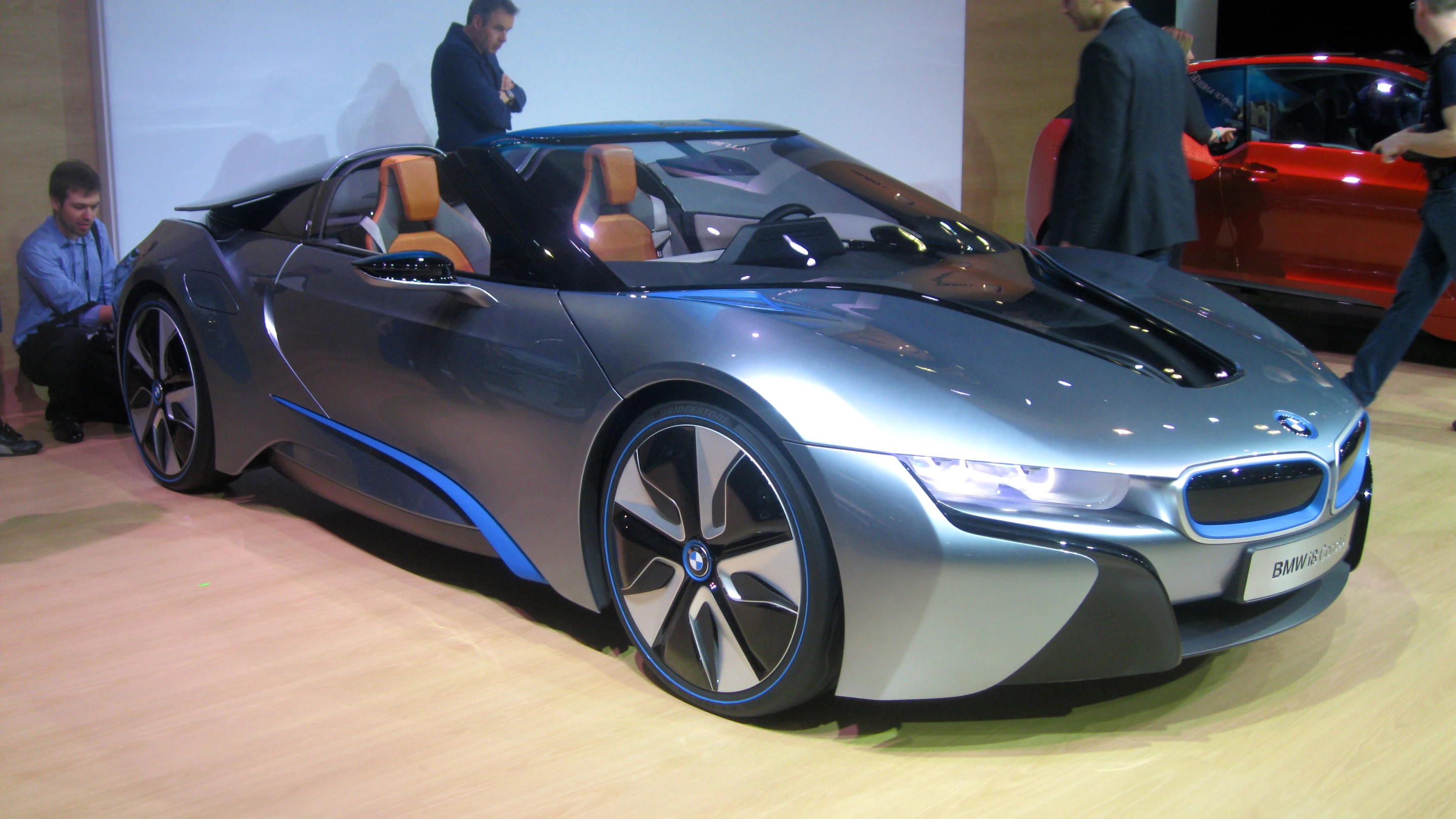 The BMW i8 Concept Spyder at the 2012 LA Auto Show