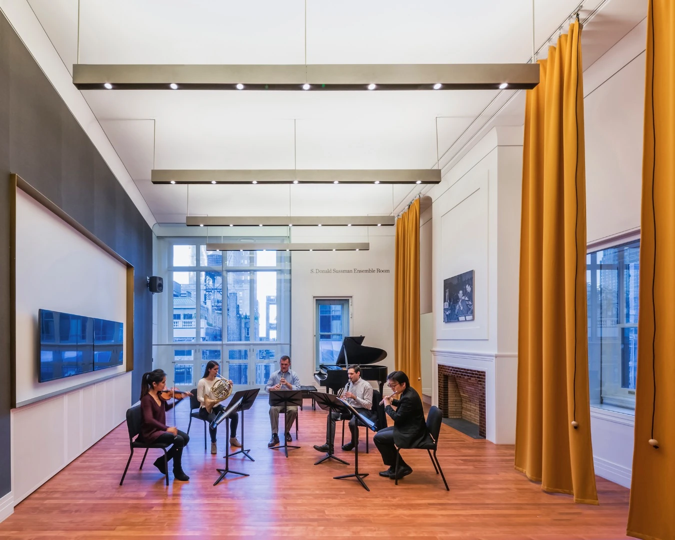 The Carnegie Hall Studio Towers Renovation Project was designed by Iu + Bibliowicz Architects LLP