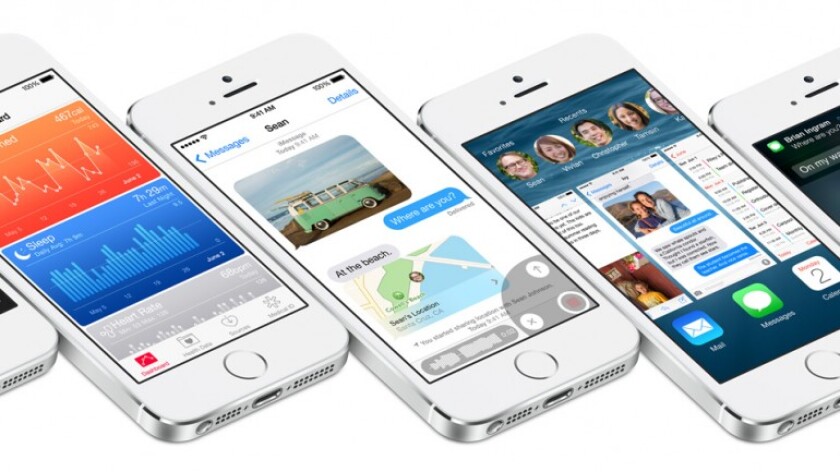 The new software is compatible with the iPhone 4s onwards, and the iPad 2 and up