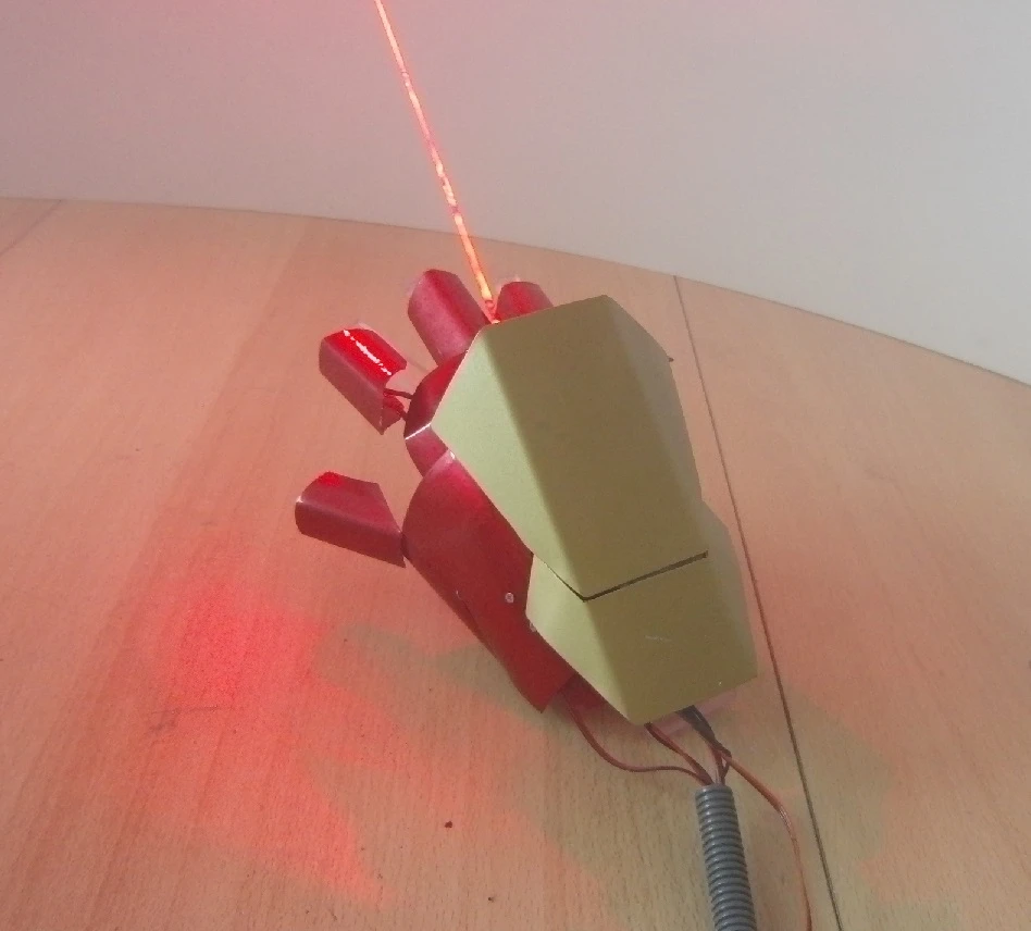 Some of the glove's functions are activated via a separate wired controller