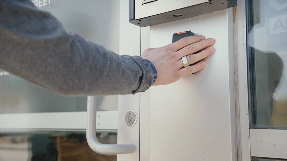 Token can be set up to function as a workplace access card