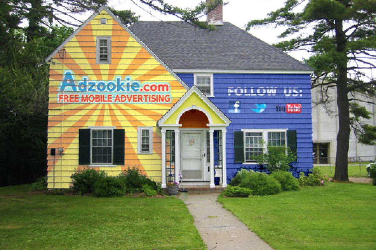 Adzookie will pay the home-owner's mortgage for the time that the house remains painted (Image: Adzookie)