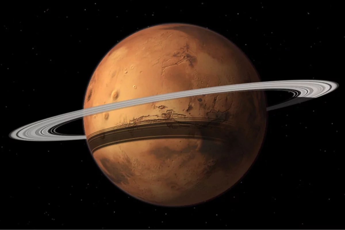 Mars could gain a ring when its moon Phobos is torn to shreds by the Red Planet's gravity