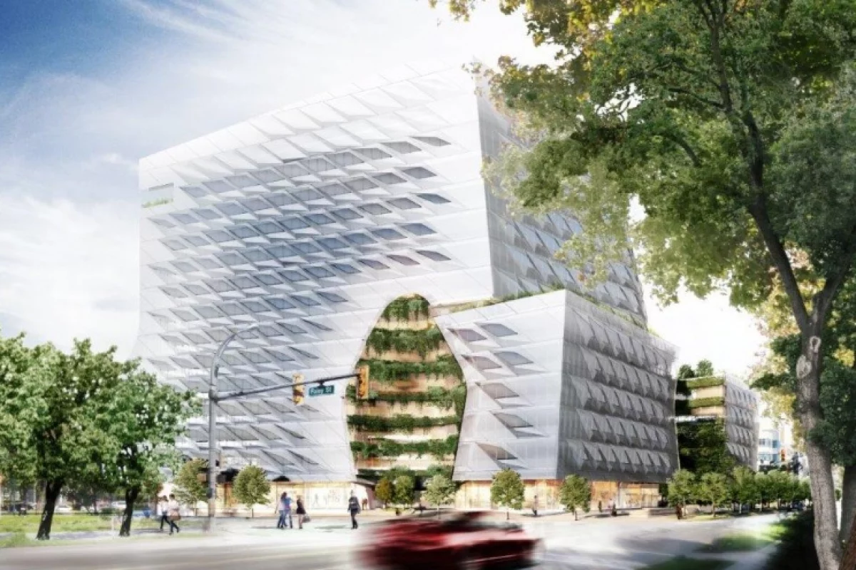 The Store Support Centre will feature significant greenery and landscaped terraces for staff
