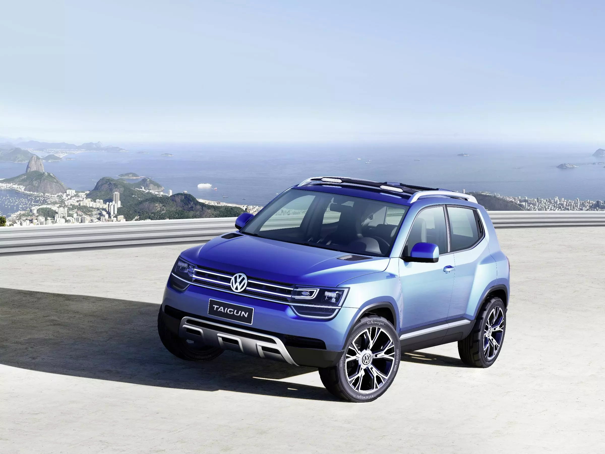 The Volkswagen Taigun compact SUV concept is likely to go into production if the public responds favorably to the design