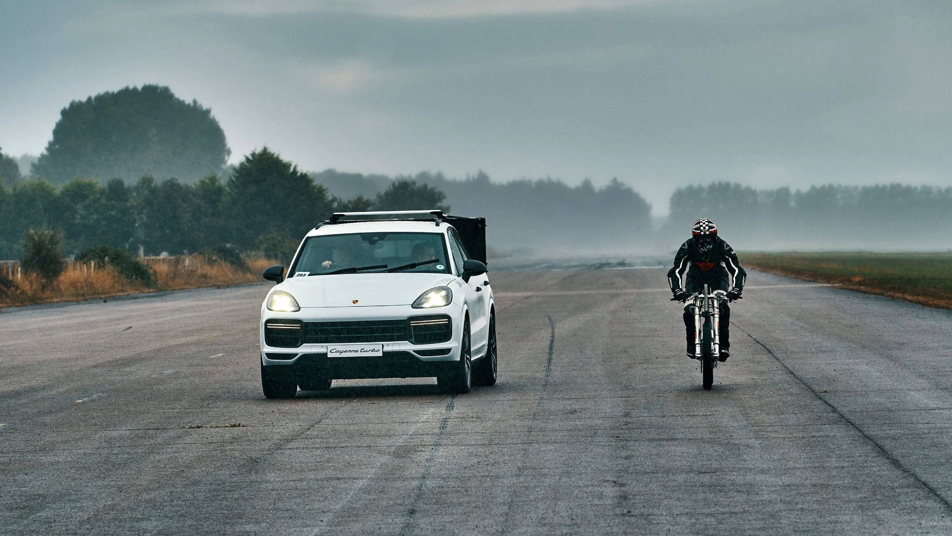 Emergency braking: getting up to speed on just a two-mile runway was one problem – getting the vehicles stopped in time was another