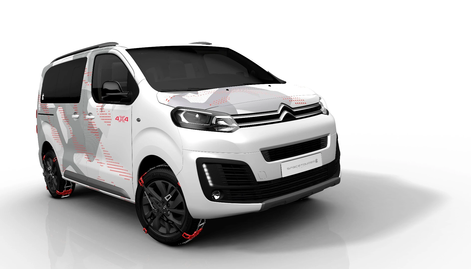 The Citroën SpaceTourer 4X4 Ë Concept has five seats