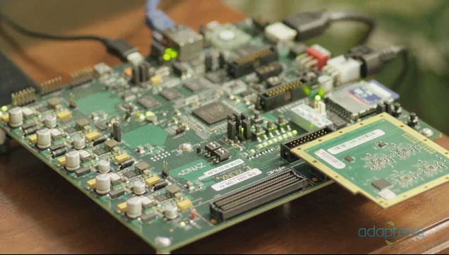 The Parallella prototype is larger than the forthcoming release model