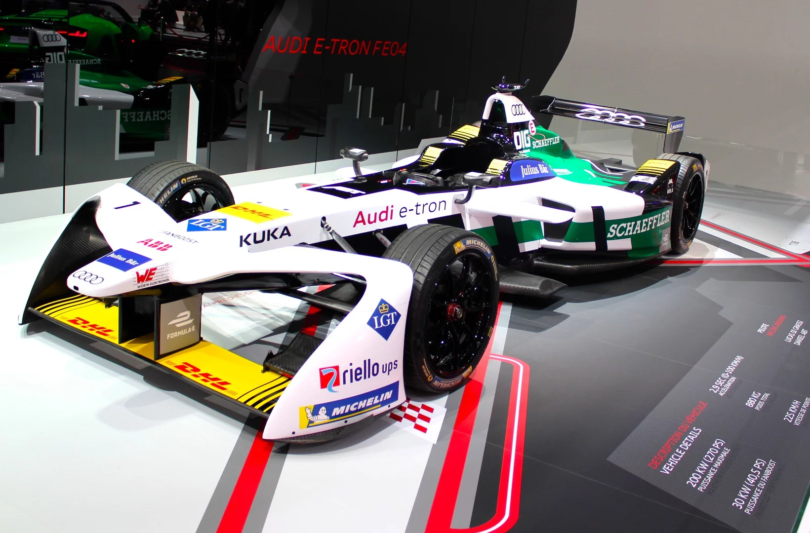 Audi E-Tron FE04 race car