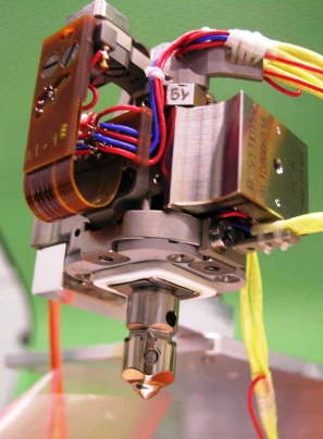 One of the delicate test mass release mechanisms (Image: Albert Einstein Institute)