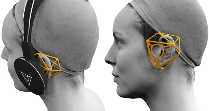 Vie's open-air frame is designed in such a way as to "float" the speakers right off the ears