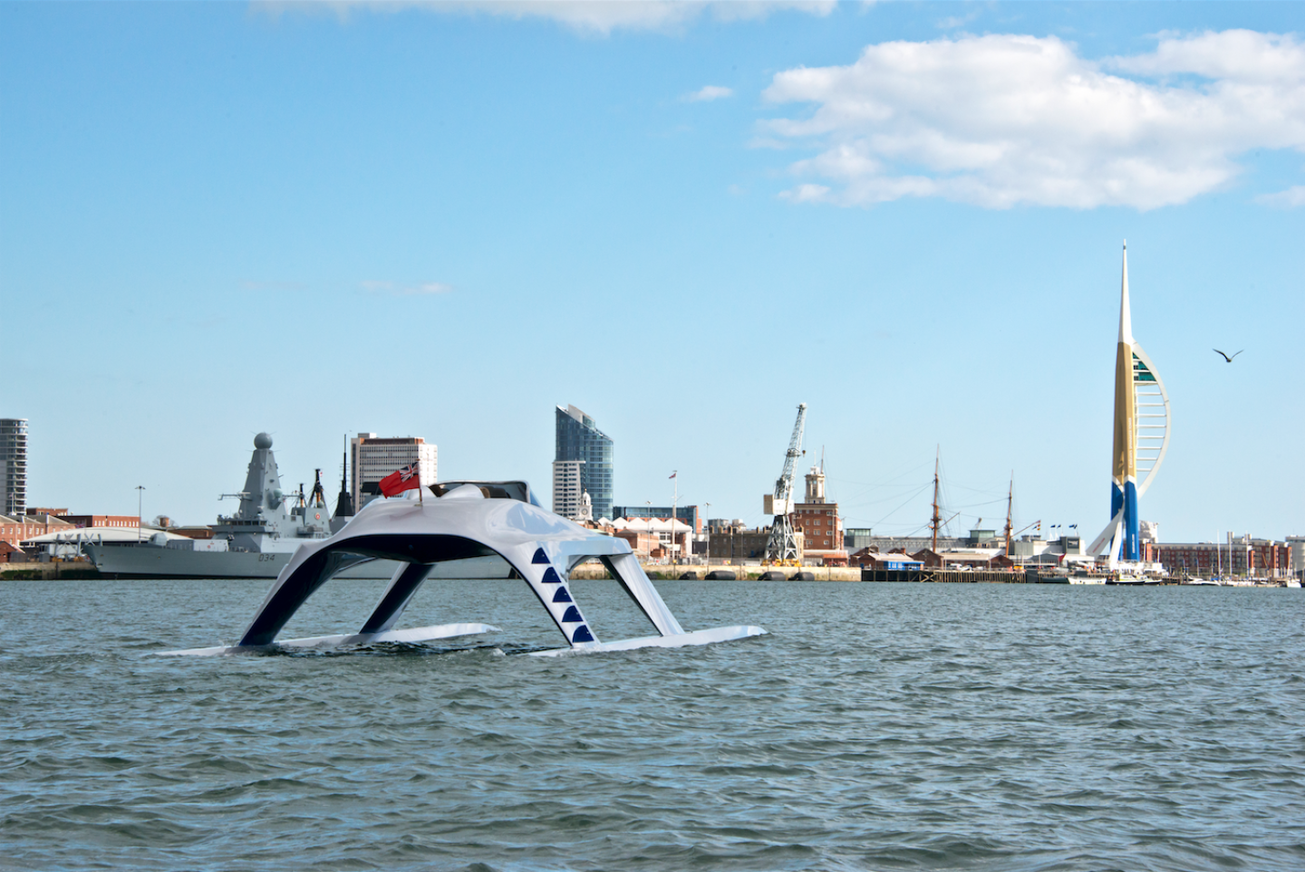 Highpowered SS18 yacht soars through the water