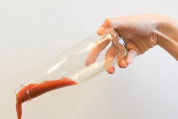 A research group at MIT has developed LiquiGlide, a slippery, non-toxic coating that makes sure every last drop of any condiment flows right out of the bottle