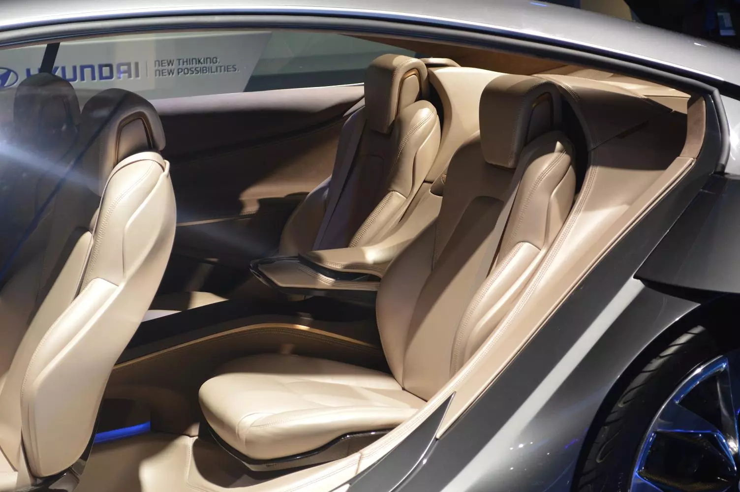 The Hyundai HDC-14 Genesis concept at the North American International Auto Show
